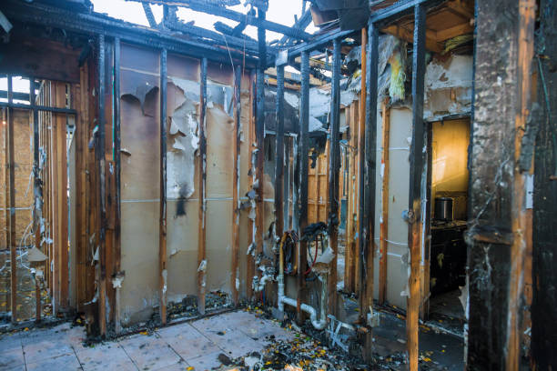 Professional Fire Damage Repair technician working in Mar-Mac, NC